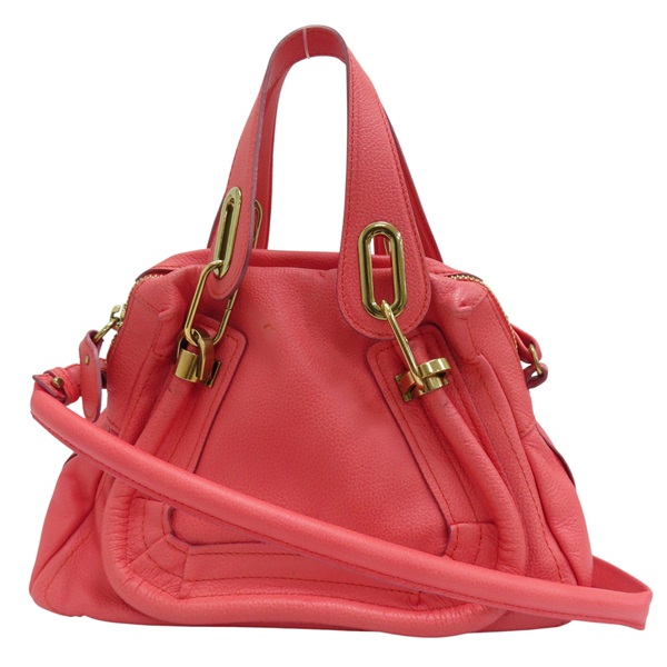 橘色 牛皮 Paraty PM 兩用包【Chloe 克羅伊】 3S0024-043