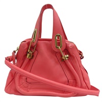 橘色 牛皮 Paraty PM 兩用包【Chloe 克羅伊】 3S0024-043