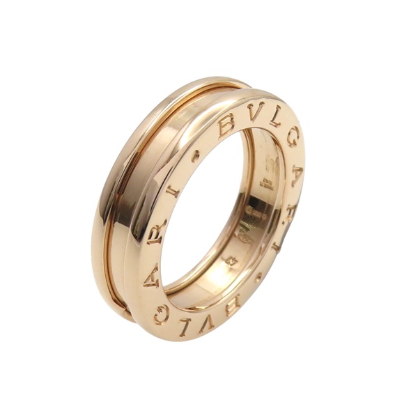 18K玫瑰金 B-Zero1 單環戒指 47【BVLGARI 寶格麗】