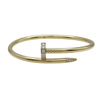 18K黃金 鑽石 Juste Un Clou 手環【Cartier 卡地亞】 B6048617
