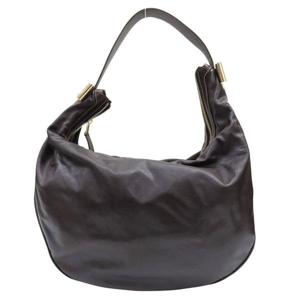 棕色 牛皮 肩背包【GUCCI 古馳】 181492