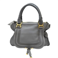 灰色 牛皮 Marcie 肩背包 3S0859-161【Chloe 克羅伊】 3S0859-161