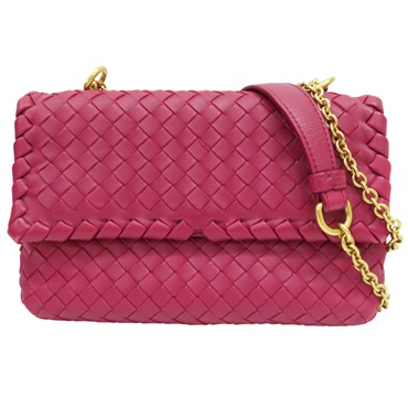 紅色 羊皮編織 肩背包【BOTTEGA VENETA BV 寶緹嘉】