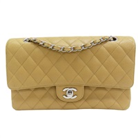 駝色 菱格紋 荔枝牛皮 Coco25 鍊帶 肩背包【CHANEL 香奈兒】 A01112