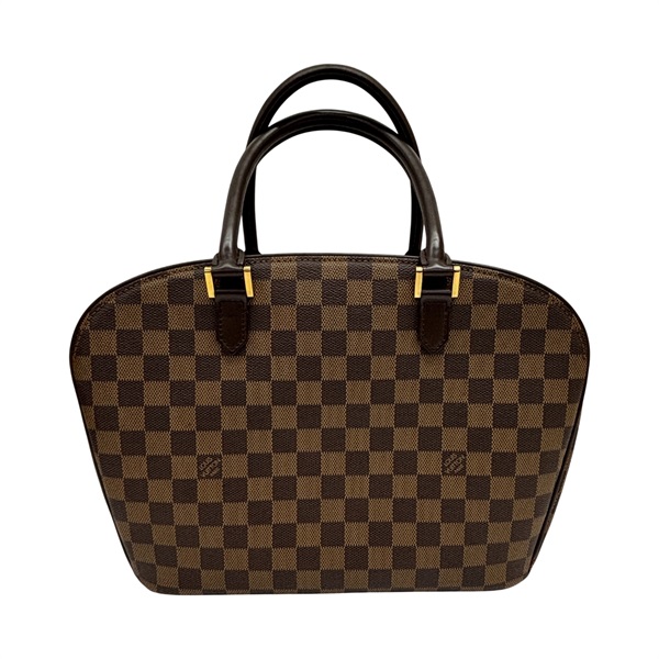棕色 棋盤格 帆布 Sarria Horizontal 手提包【LOUIS VUITTON LV 路易威登】 N51282