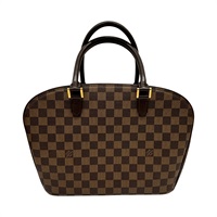 棕色 棋盤格 帆布 Sarria Horizontal 手提包【LOUIS VUITTON LV 路易威登】 N51282