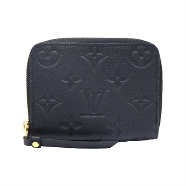 黑色 牛皮壓紋 Zippy Coin Purse 拉鍊零錢包 M60574【LOUIS VUITTON LV 路易威登】 M60574