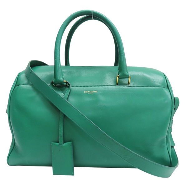 綠色 牛皮 兩用包【SAINT LAURENT 聖羅蘭】 322049