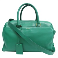 綠色 牛皮 兩用包【SAINT LAURENT 聖羅蘭】 322049