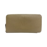 大象灰 Epsom牛皮 Silk in Long 拉鍊長夾 Z刻【HERMES 愛馬仕】 H073571CK