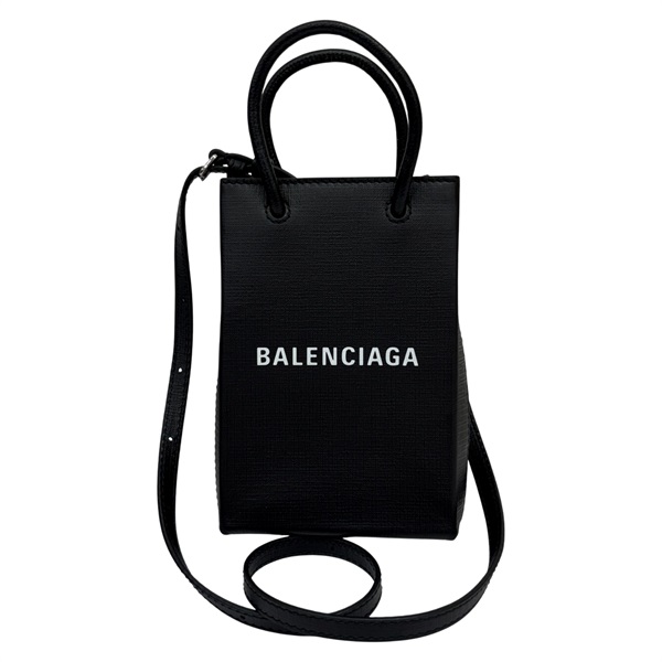黑色牛皮 肩背包 593826【BALENCIAGA 巴黎世家】 593826