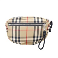 米色 Vintage Check 帆布 Cannon Belt Bag 腰包【BURBERRY 巴寶莉】 8014420