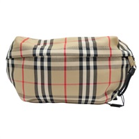 棕色 經典格紋 帆布 腰包【BURBERRY 巴寶莉】 8010430