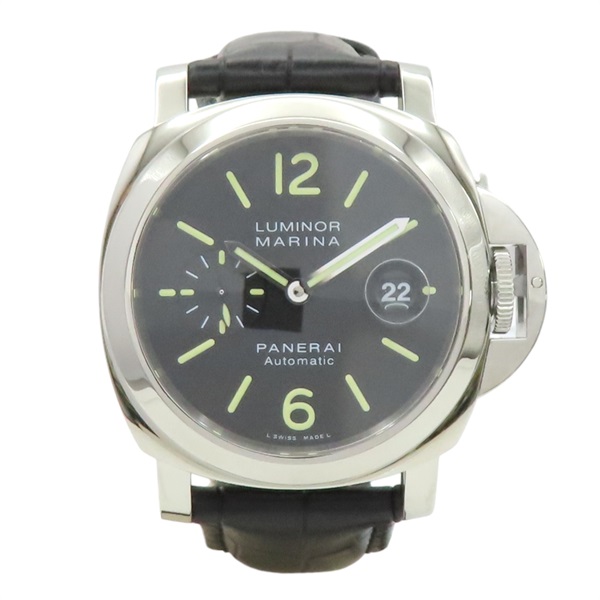 黑色錶盤 皮帶 Luminor Marina 腕錶 錶帶非原廠【Panerai 沛納海】 PAM00104