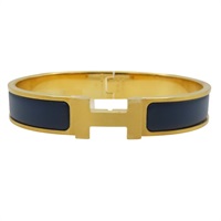 藍色霧面 琺瑯 Clic H 手環【HERMES 愛馬仕】