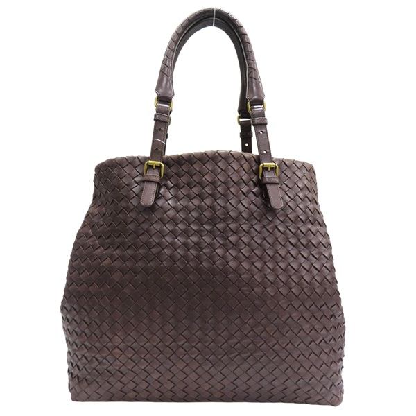 棕色 羊皮編織 Cesta 手提包【BOTTEGA VENETA BV 寶緹嘉】 179635
