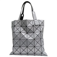銀色 金色 PVC 6X6 手提包【BAO BAO ISSEY MIYAKE 三宅一生】 BB51AG603