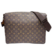棕色 原花帆布 Abbesses 肩背包【LOUIS VUITTON LV 路易威登】 M45257