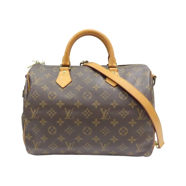 棕色 原花帆布 Speedy Bandouliere 30 兩用包 無鑰匙【LOUIS VUITTON LV 路易威登】 M46980