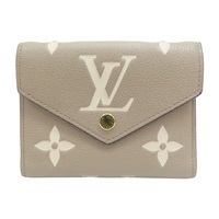 卡其色 Empreinte牛皮 Victorine 金扣 三折短夾  M81861【LOUIS VUITTON LV 路易威登】 M81861