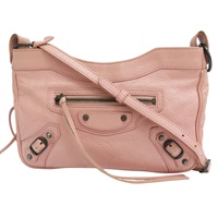 粉色 羊革 The Hip 肩背包【BALENCIAGA 巴黎世家】 242803