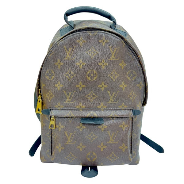 棕色 原花 帆布 Palm Springs MM 後背包【LOUIS VUITTON LV 路易威登】 M44874