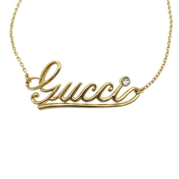 金色 金屬 短項鍊【GUCCI 古馳】