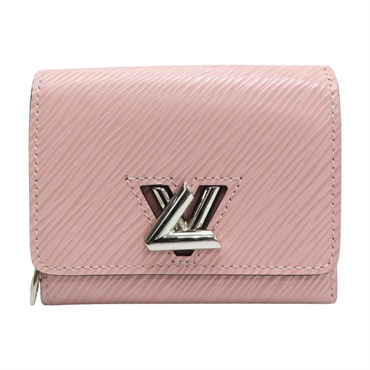 粉色牛皮 EPI水波紋 Twist XS 短夾 M63323【LOUIS VUITTON LV 路易威登】 M63323