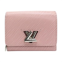 粉色牛皮 EPI水波紋 Twist XS 短夾 M63323【LOUIS VUITTON LV 路易威登】 M63323