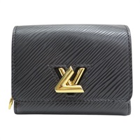 黑色牛皮 EPI水波紋 Twist XS 短夾 M63323【LOUIS VUITTON LV 路易威登】 M63322