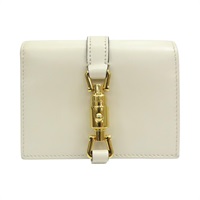 白色牛皮 Jackie 1961 兩折短夾【GUCCI 古馳】 645536