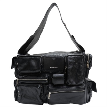 黑色 山羊皮 肩背包【BALENCIAGA 巴黎世家】 702168