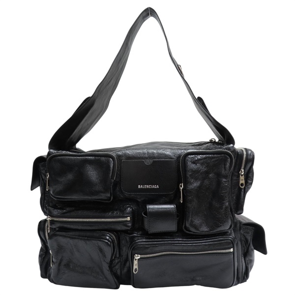 黑色 山羊皮 肩背包【BALENCIAGA 巴黎世家】 702168