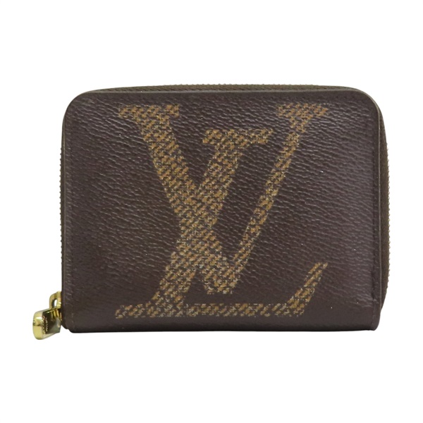 棕色 Giant帆布 Zippy Coin Purse 零錢包【LOUIS VUITTON LV 路易威登】 M69354