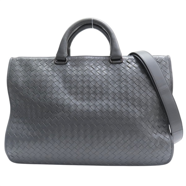 灰色 羊皮編織 兩用包【BOTTEGA VENETA 寶緹嘉】