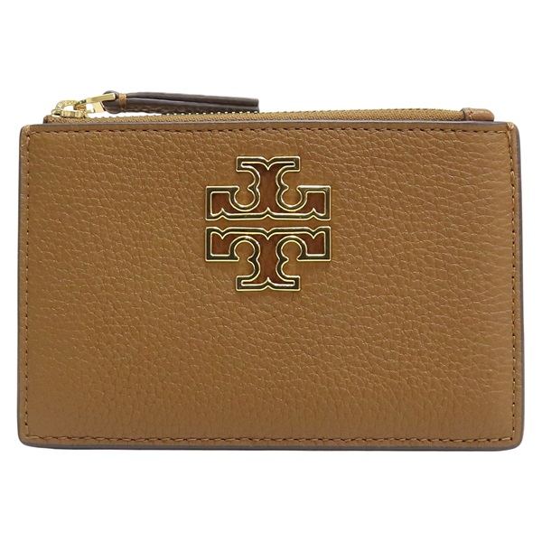 棕色 牛皮 名片夾 卡夾【TORY BURCH 托里·伯奇】