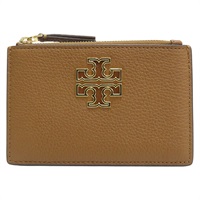 棕色 牛皮 名片夾 卡夾【TORY BURCH 托里·伯奇】