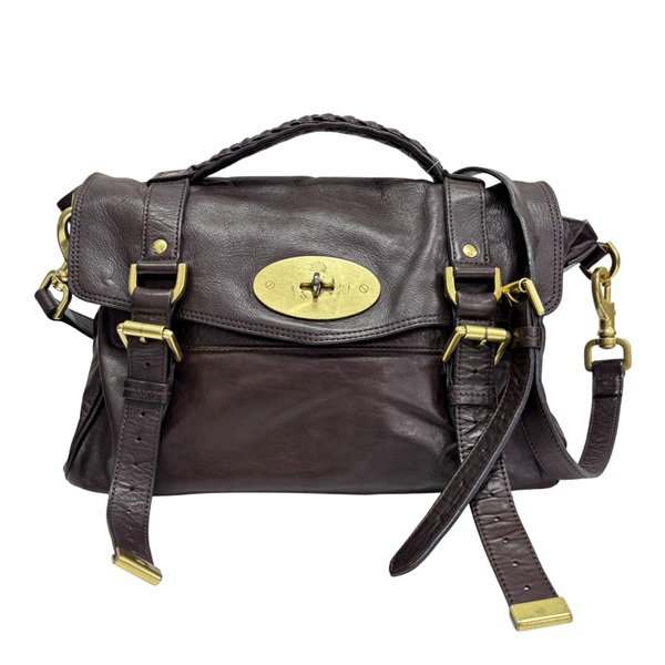 棕色 皮革 Alexa 兩用包【Mulberry 瑪百莉】 HH7539 HH7539