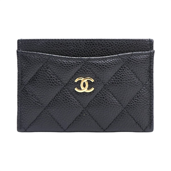 黑色牛皮 菱格紋 荔枝紋 Matelasse名片夾 卡夾 AP0213【CHANEL 香奈兒】 AP0213