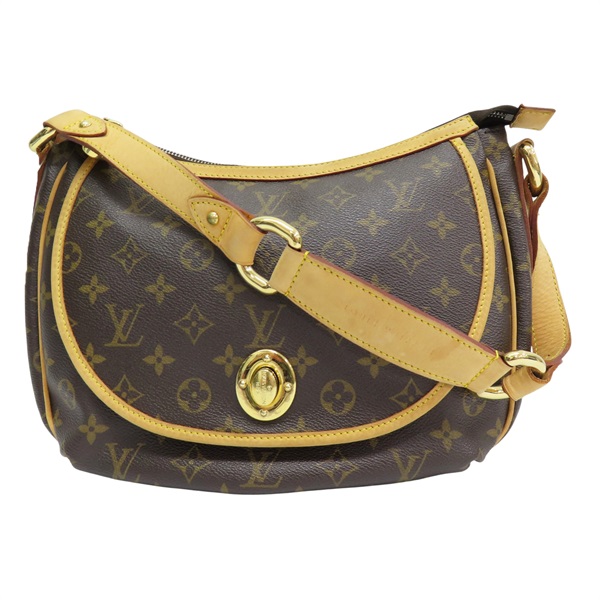 棕色 原花帆布 Tulum PM 肩背包【 LOUIS VUITTON LV 路易威登 】 M40076