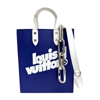 藍色 原花壓紋 牛皮 Everyday LV Sac Plat XS 肩背包 【LOUIS VUITTON LV 路易威登】 M80841