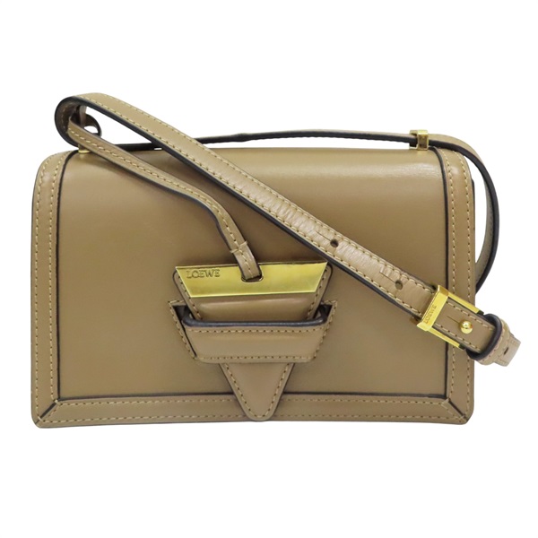 卡其色 牛皮 Barcelona Mini 肩背包【LOEWE 羅威】 302.74NP39