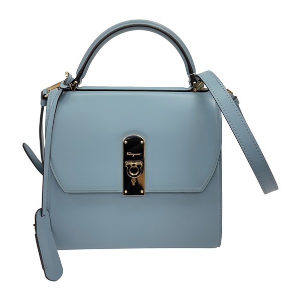 藍色 皮革 Boxyz Medium 兩用包【Salvatore Ferragamo 費拉格慕】 FZ21 H645