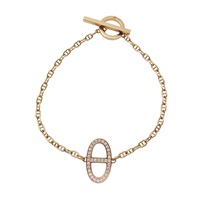 18K玫瑰金 手鏈【HERMES 愛馬仕】 H122404B 00SH