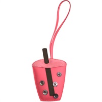 粉色羊皮 Bubble Tea 吊飾 H1074198【HERMES 愛馬仕】 H1074198