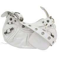 白色 山羊皮 Le Cagole XS 肩背包【BALENCIAGA 巴黎世家】 671309