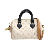 白色 原花帆布 Speedy Bandouliere 20 兩用包 M46906【LOUIS VUITTON LV 路易威登】 M46906