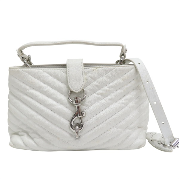 白色 牛皮 肩背包【Rebecca Minkoff】