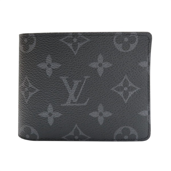 黑色 Monogram帆布 Multiple 兩折短夾 M61695【LOUIS VUITTON LV 路易威登】 M61695