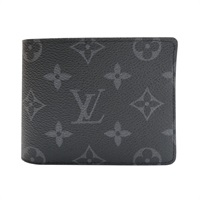 黑色 Monogram帆布 Multiple 兩折短夾 M61695【LOUIS VUITTON LV 路易威登】 M61695